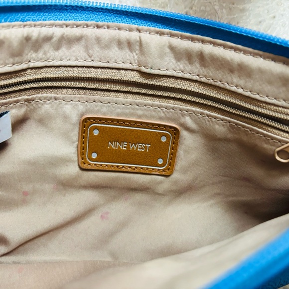 Nine West Vibrant Blue Wristlet - Picture 8 of 9